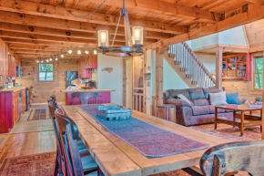 Waynesville Cabin with Hot Tub and Mountain Views!